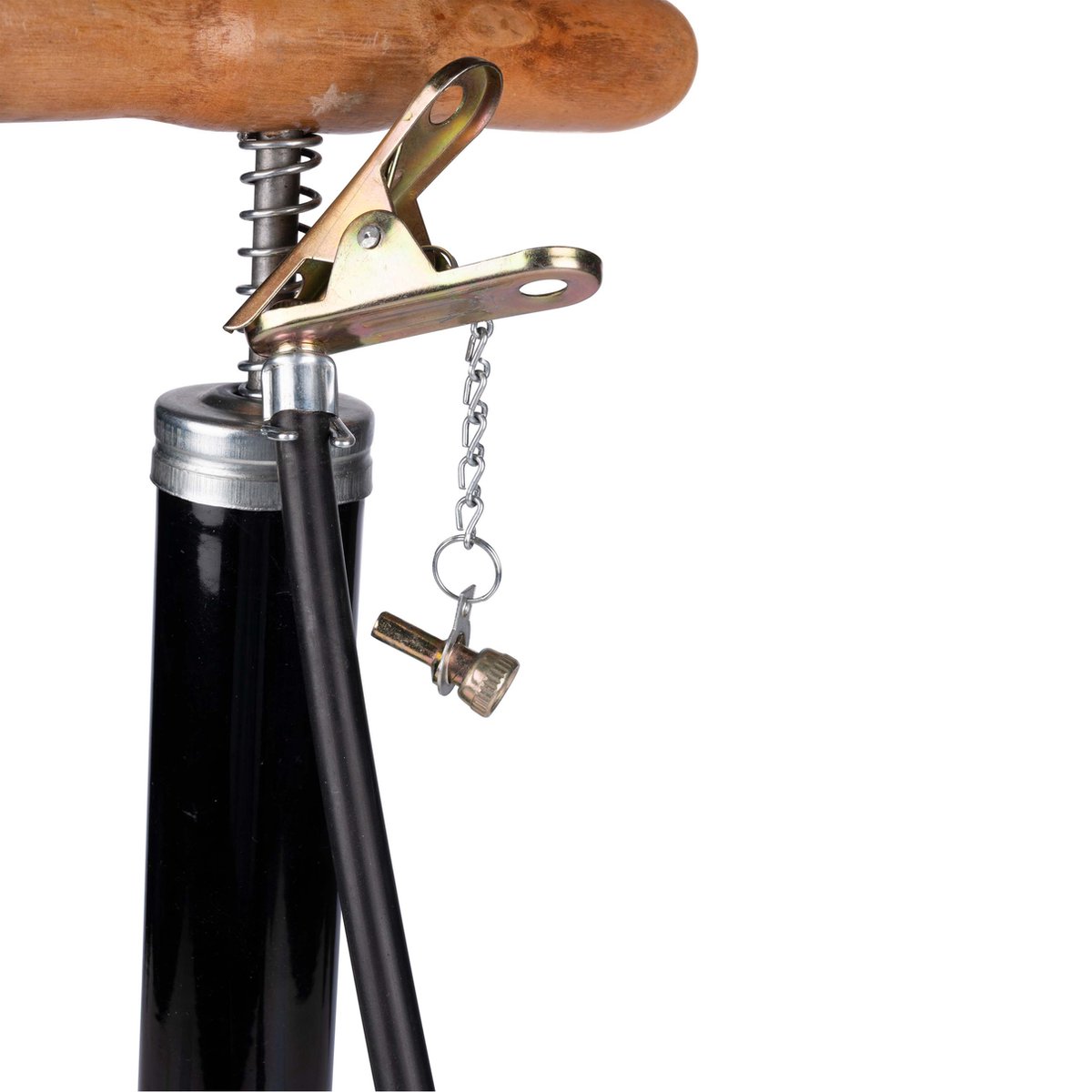 Dunlop Fietspomp - 6 Bar - Schader, Presta En Ventiel - Zwart