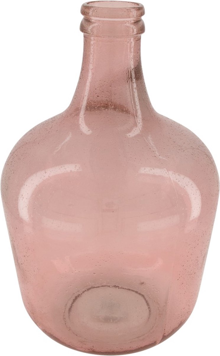 Dijk Natural Collections Vaas Gerecycled Glas--ø27x42cm - Roze
