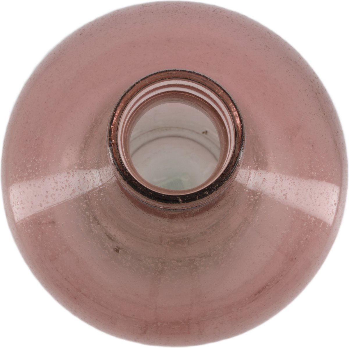 Dijk Natural Collections Vaas Gerecycled Glas--ø27x42cm - Roze