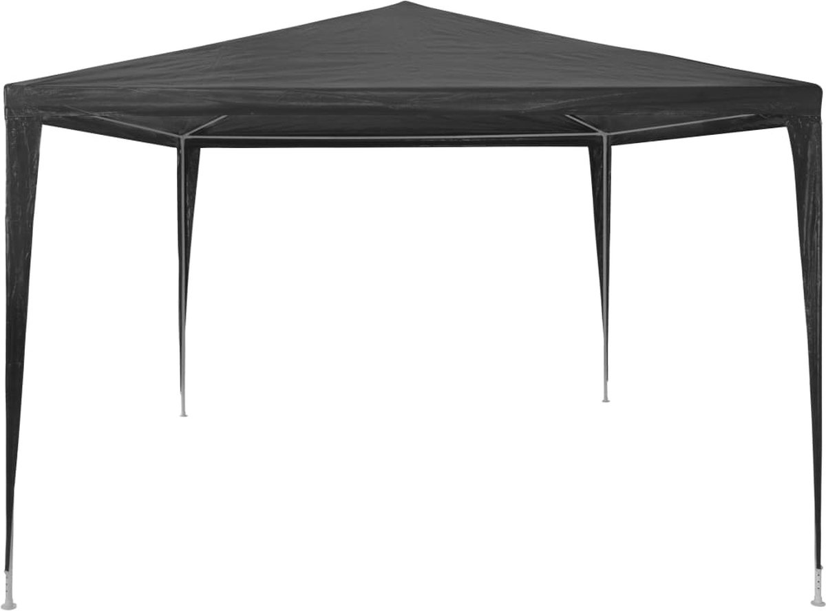 Vidaxl Partytent 3x4 M Pe Antraciet - Grijs