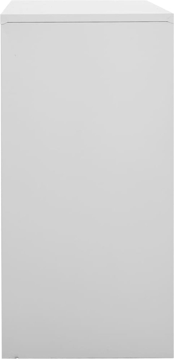 Vidaxl Lockerkasten 2 St 90x45x92,5 Cm Staal Licht - Grijs