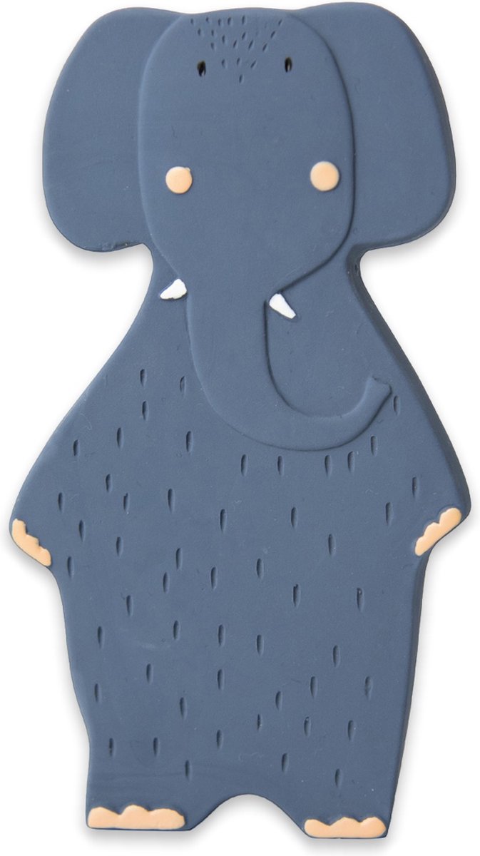 Trixie Bijt- En Badspeelgoed Mrs. Elephant 12 Cm Rubber - Blauw