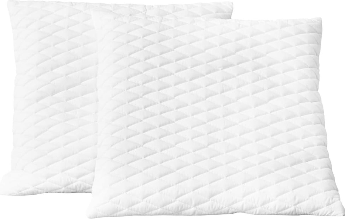 Vidaxl Kussens 2 St 80x80x14 Cm Traagschuim