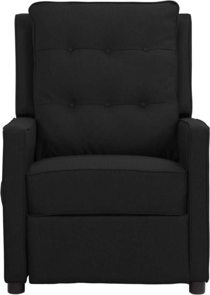 Vidaxl Massagestoel Verstelbaar Stof - Zwart