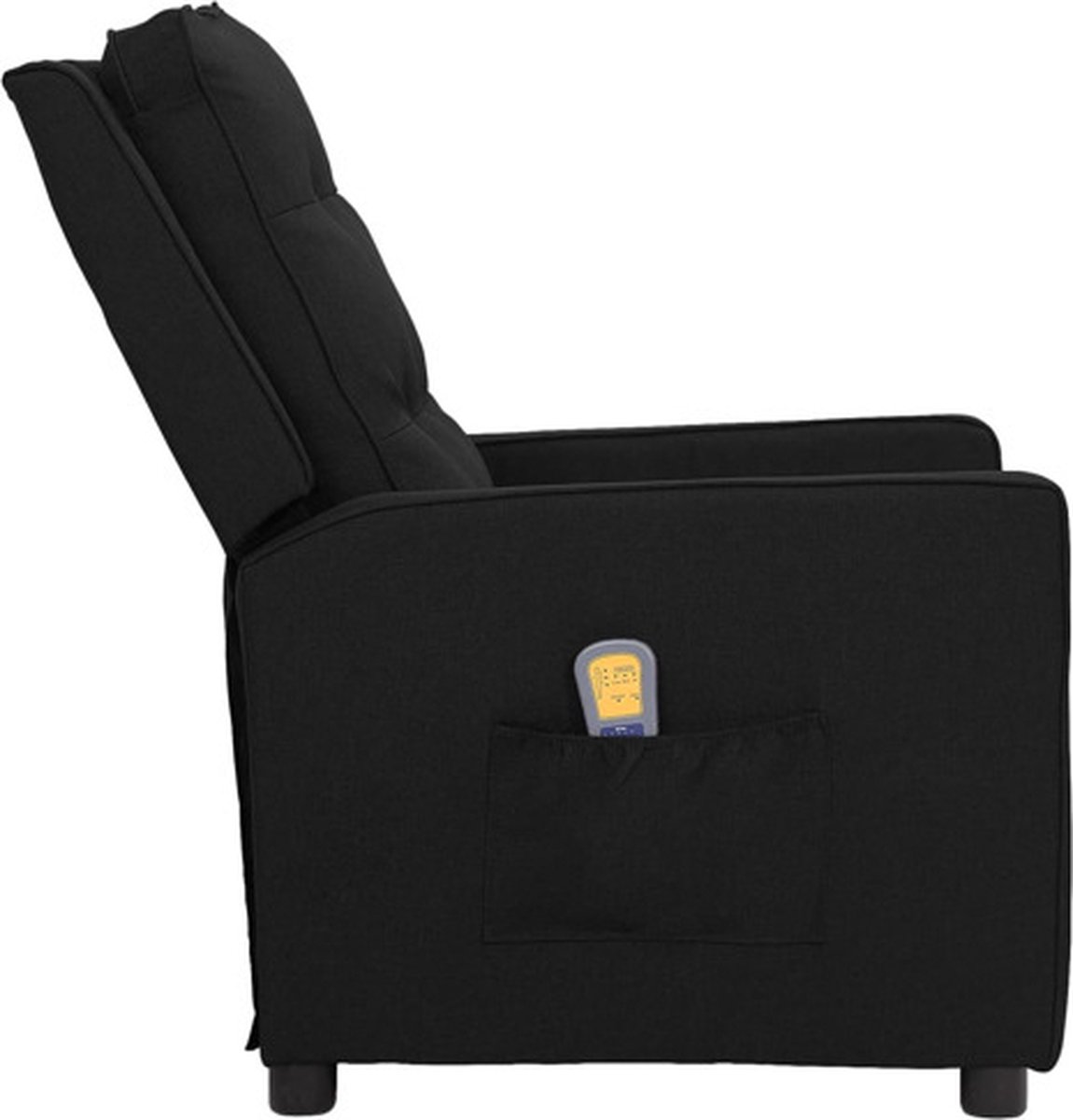 Vidaxl Massagestoel Verstelbaar Stof - Zwart