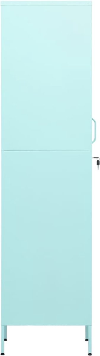 Vidaxl Lockerkast 35x46x180 Cm Staal Mint - Groen