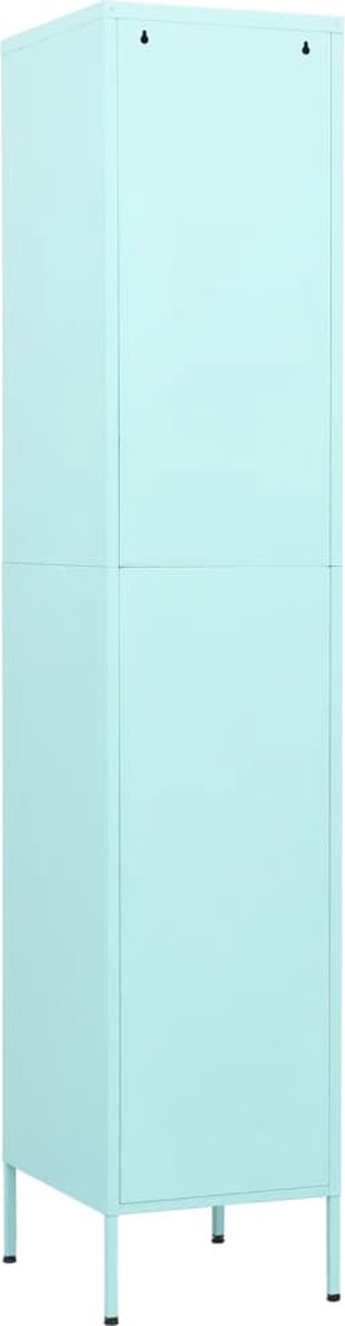 Vidaxl Lockerkast 35x46x180 Cm Staal Mint - Groen