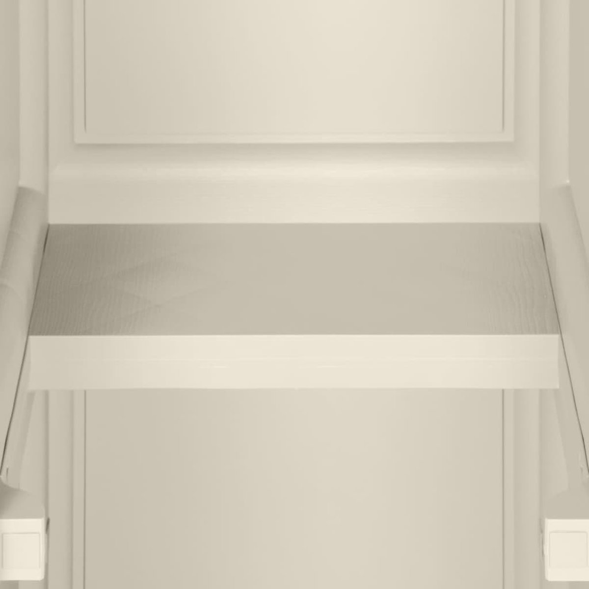 Vidaxl Opbergkast Hout-look 40x43x164 Cm Kunststof Crèmekleurig