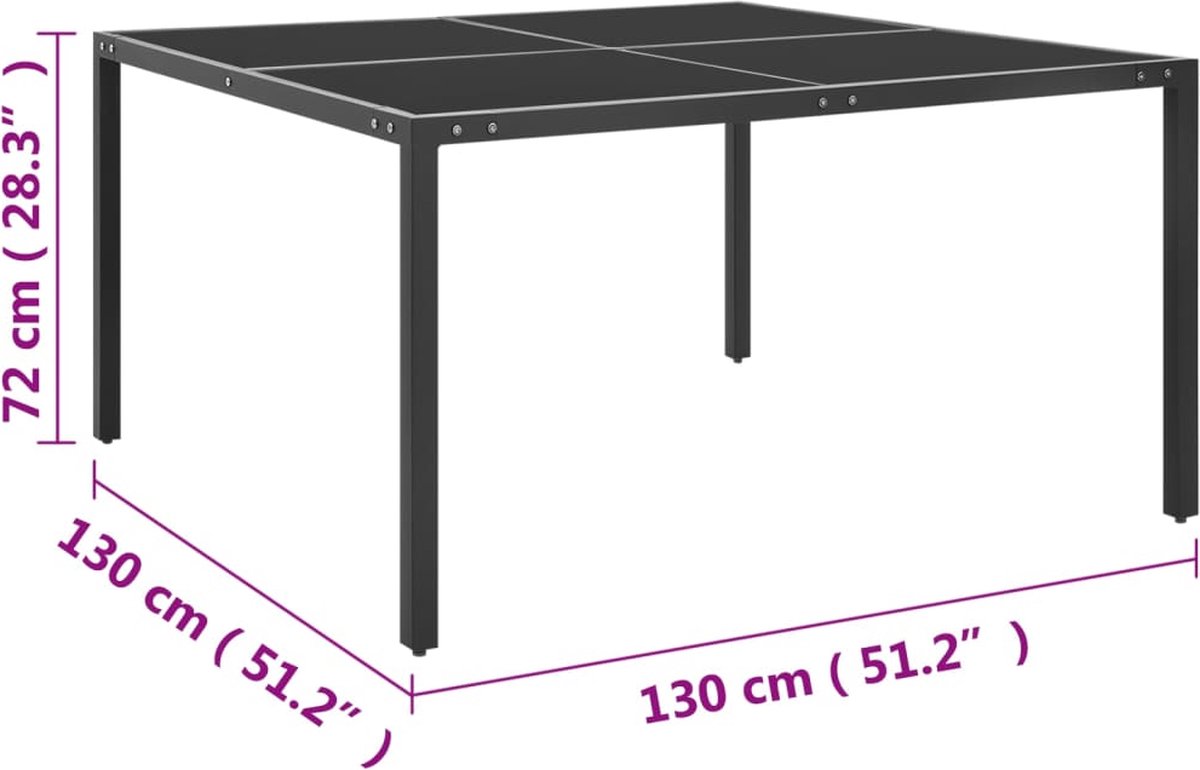 Vidaxl 9-delige Tuinset Staal