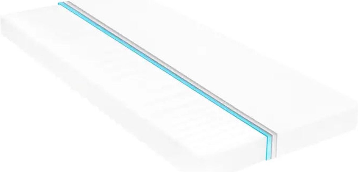 Vidaxl Matras 7 Zone 10 Cm Pu-schuim H2 H3 180x200 Cm