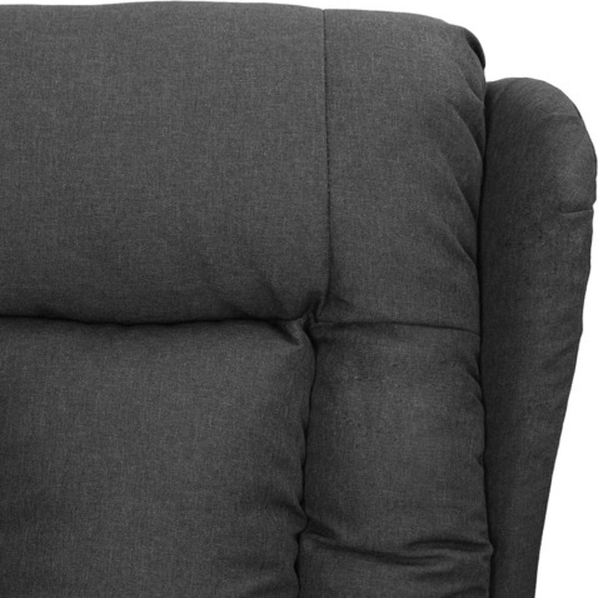 Vidaxl Fauteuil Verstelbaar Stof Donker - Grijs