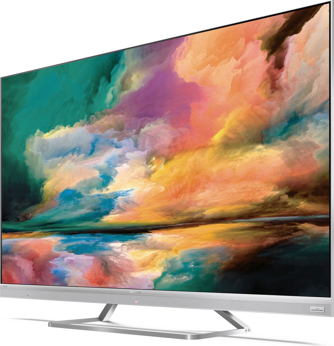 Sharp Aquos 55eq4ea - 55inch - 4k Uhd Quantum Dot - Androidtv - Silver