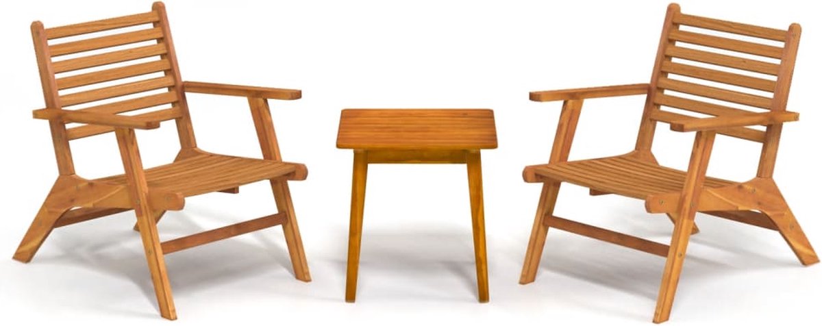 Vidaxl Tuinset Massief Acaciahout - Bruin