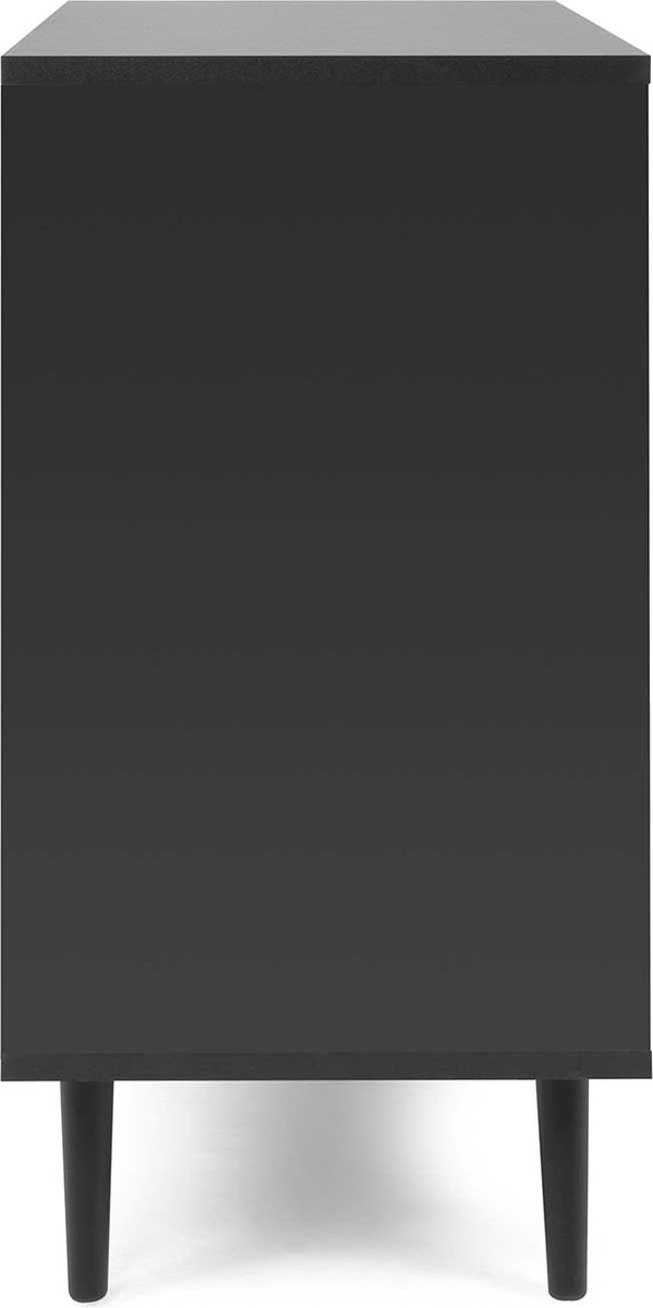 Finori Ladekast Vienna 03a En Rattaneffect - Zwart