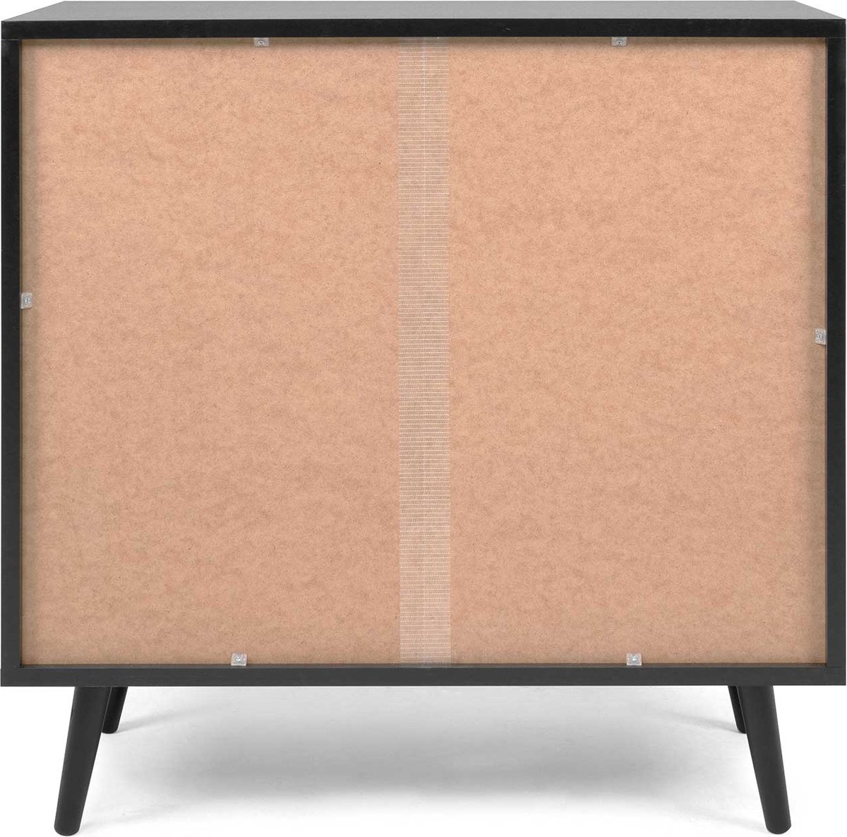 Finori Ladekast Vienna 03a En Rattaneffect - Zwart