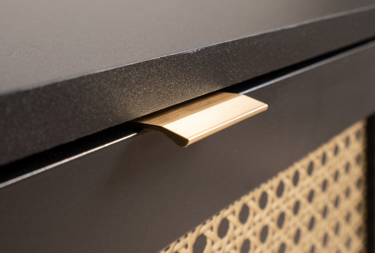 Finori Ladekast Vienna 03a En Rattaneffect - Zwart