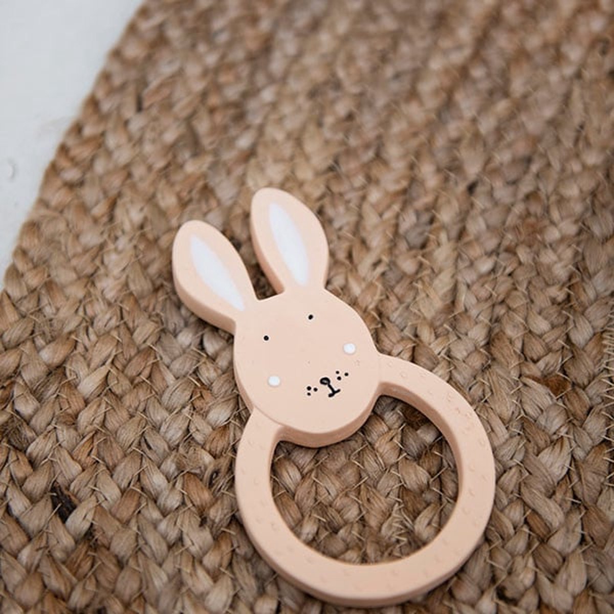 Trixie Bijt- En Badring Mrs. Rabbit Junior 12 Cm Rubber - Roze