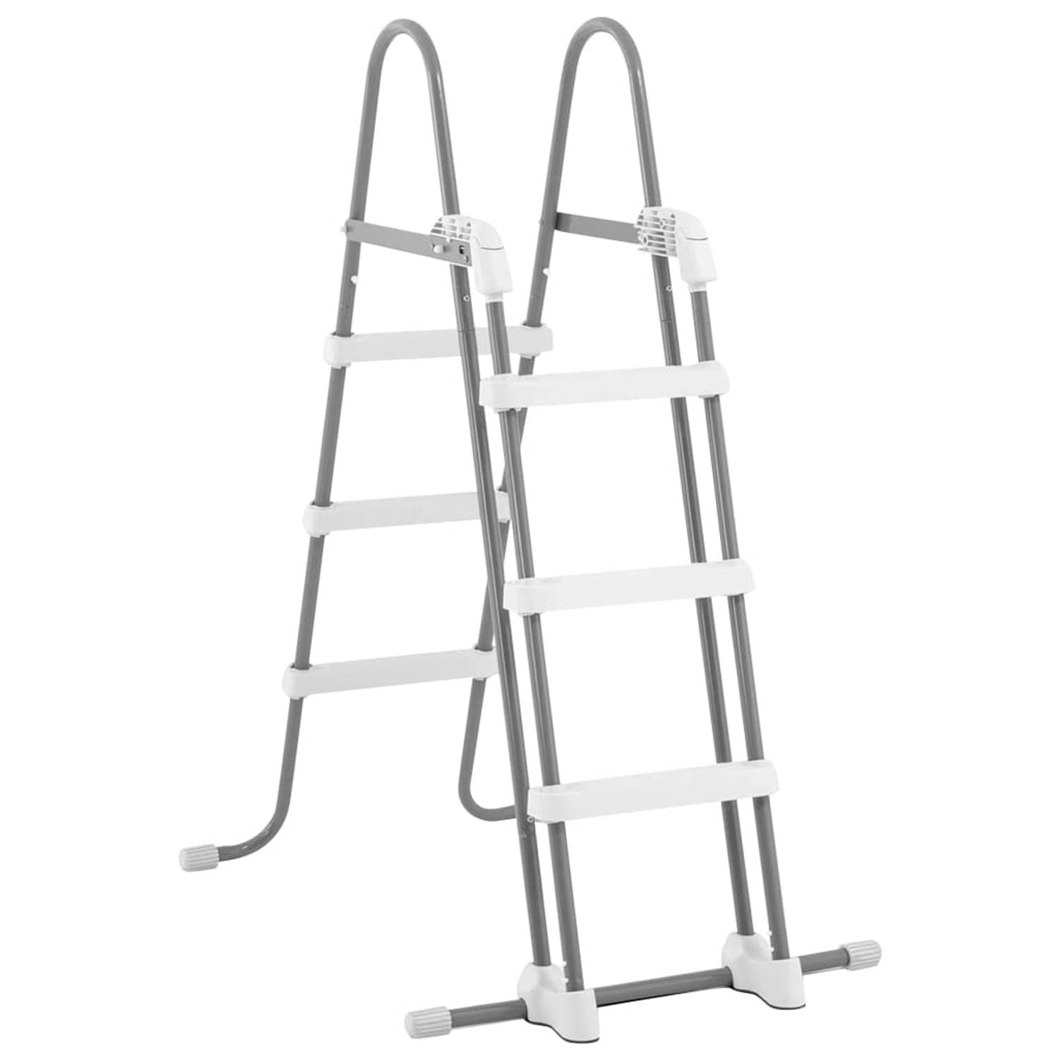 Intex Zwembadladder Met 3 Treden 91-107 Cm - Grijs