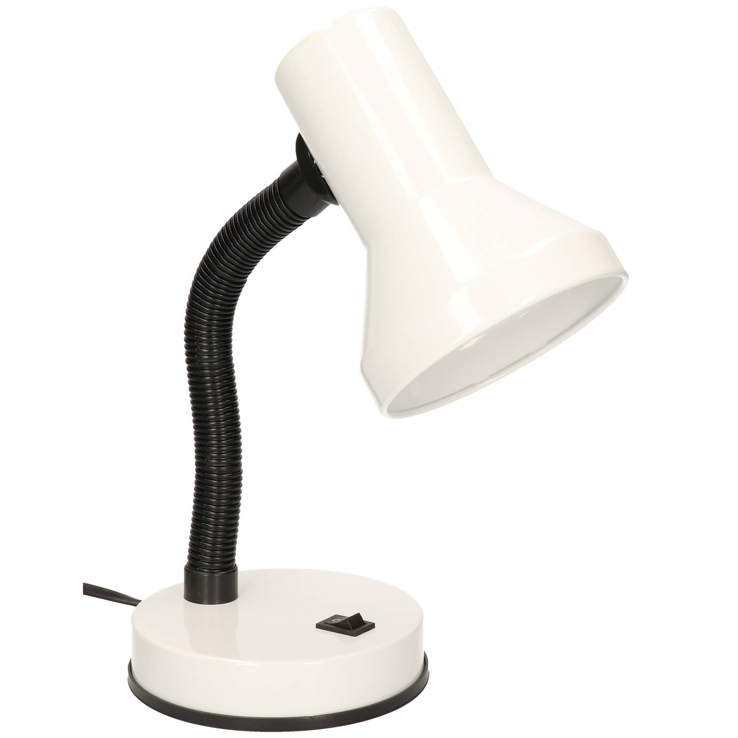 Staande Bureaulamp 13 X 10 X 30 Cm Verstelbare Lamp Verlichting - Bureaulampen - Wit