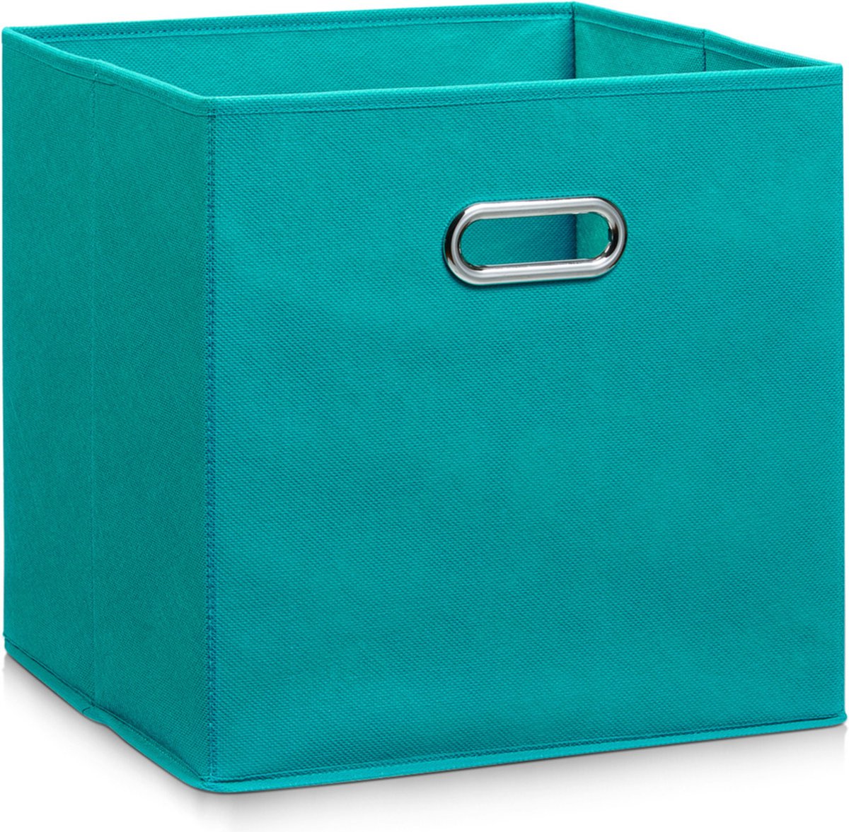 Set Van 4x Stuks Opbergmanden/kastmanden 32 X 32 Cm Petrol En - Opbergmanden - Roze