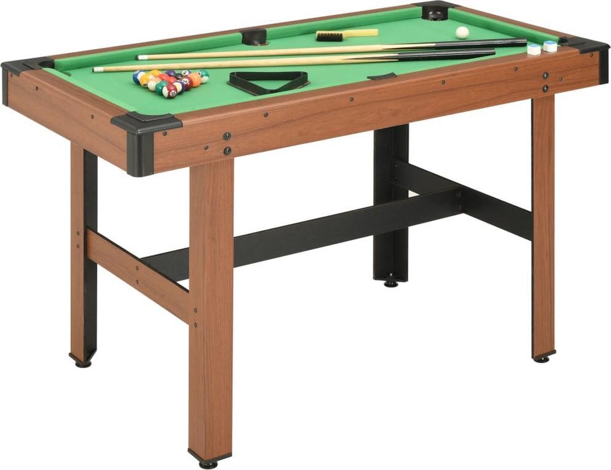 Vidaxl Biljarttafel 4 Feet 122x61x76 Cm - Bruin