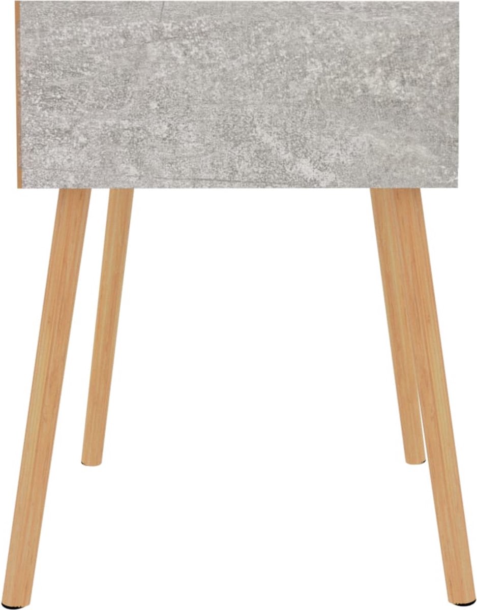 Vidaxl Nachtkastje 40x40x56 Cm Spaanplaat Beton - Grijs