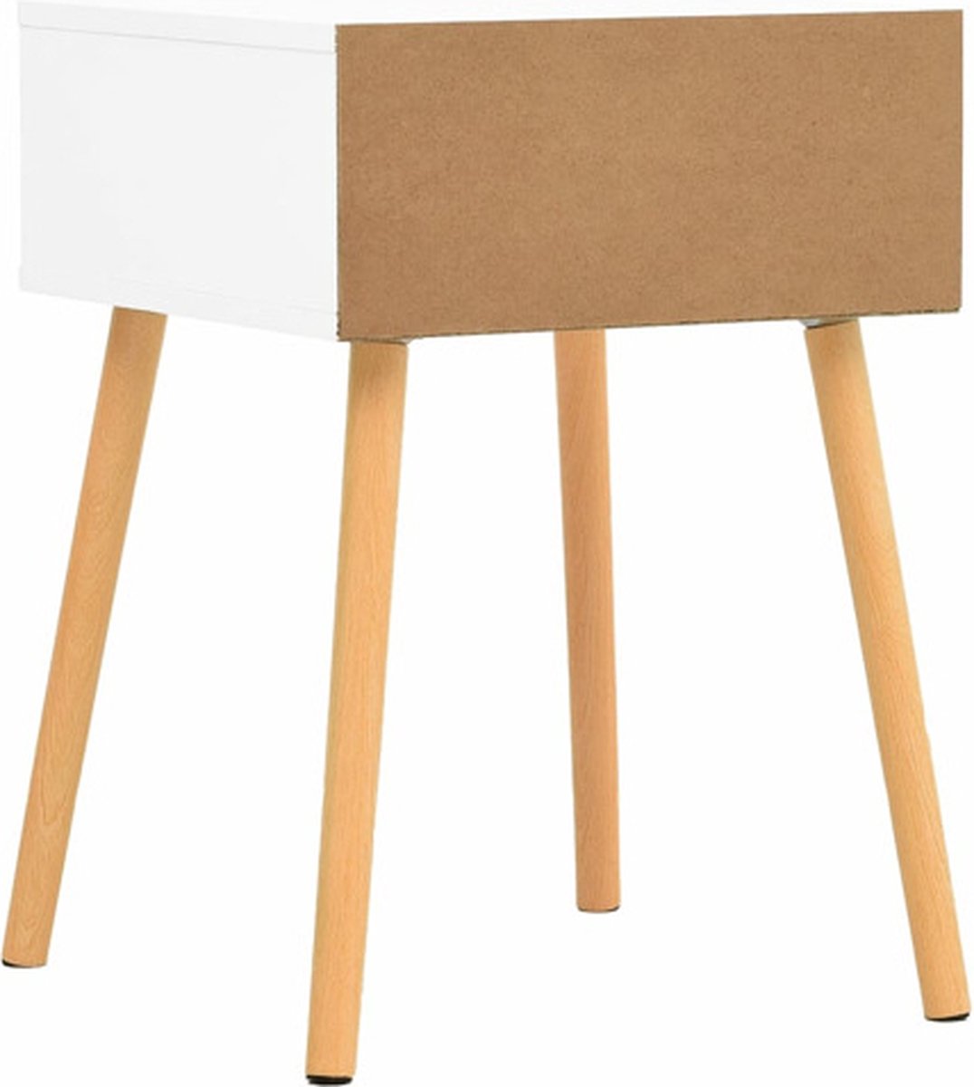 Vidaxl Nachtkastje 40x40x56 Cm Spaanplaat En Sonoma Eikenkleurig - Beige