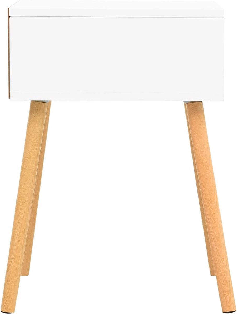 Vidaxl Nachtkastje 40x40x56 Cm Spaanplaat En Sonoma Eikenkleurig - Beige