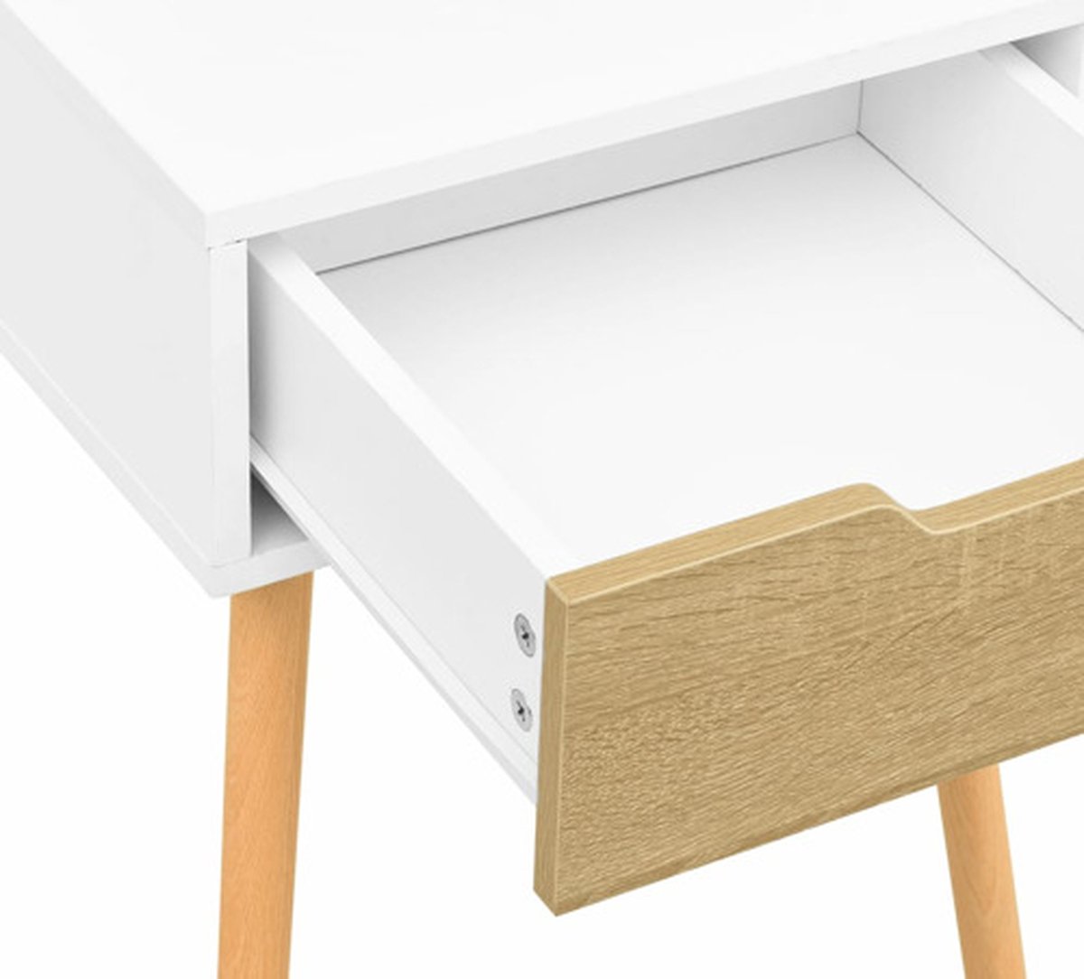 Vidaxl Nachtkastje 40x40x56 Cm Spaanplaat En Sonoma Eikenkleurig - Beige