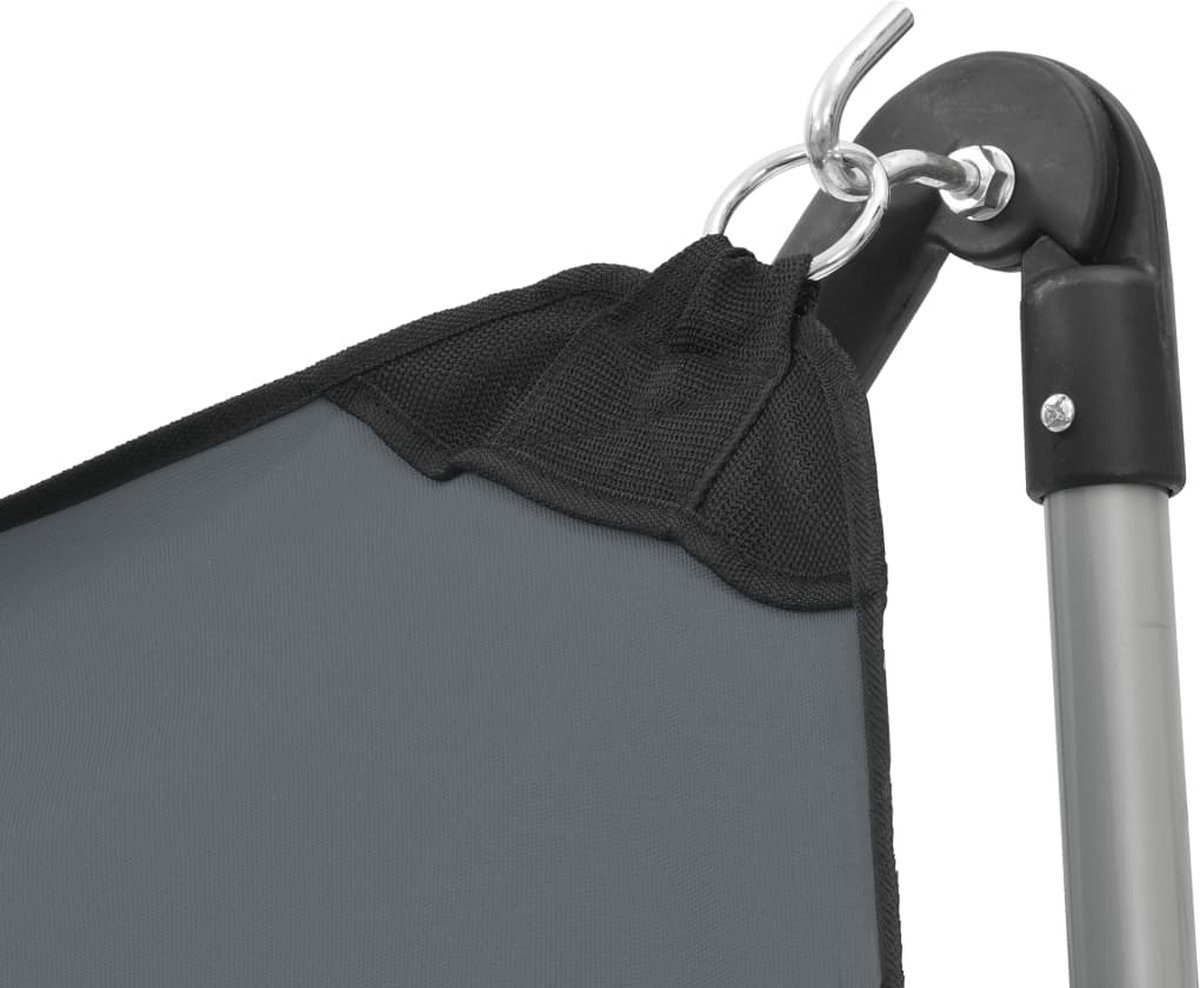 Vidaxl Hangmat Met Inklapbare Standaard - Grijs