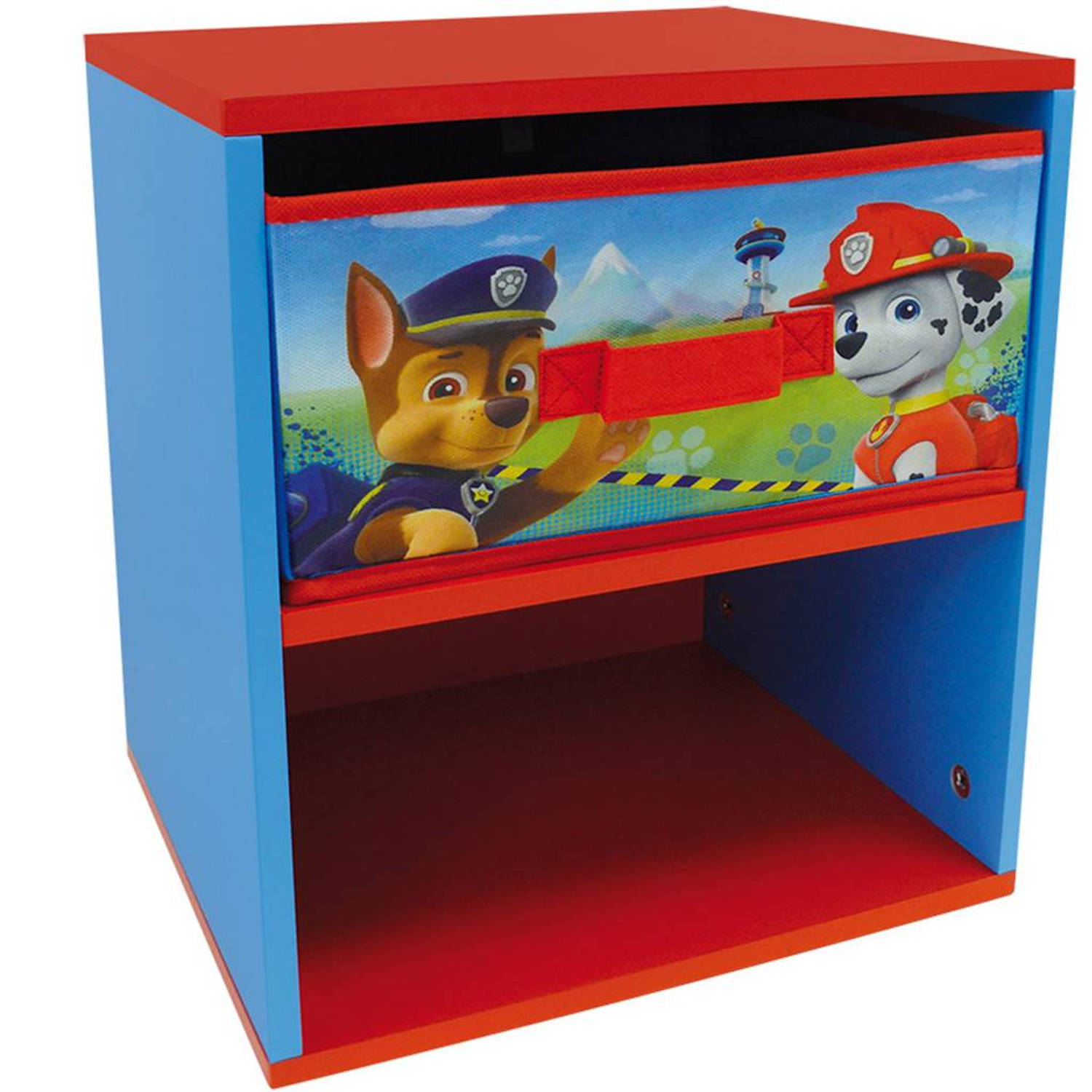 Paw Patrol - Nachtkastje Met Laadje - 36 X 33 X 30 Cm - Multi