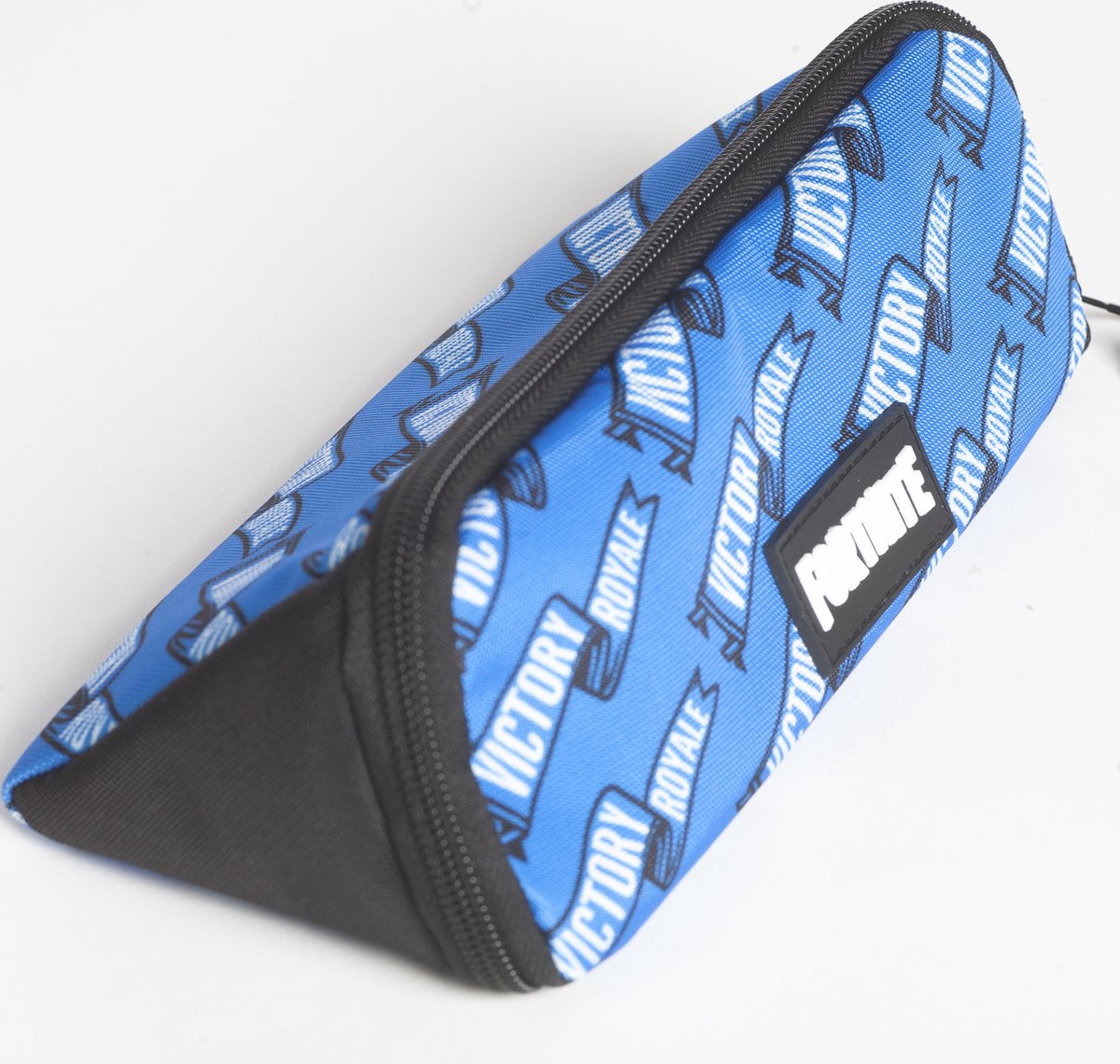 Fortnite Etui Driehoekig Victory Royale - 22 X 8 X 10 Cm - Polyester - Blauw