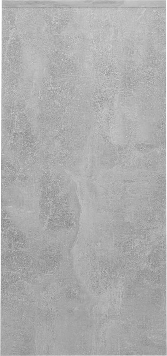 Vidaxl Bureau 102,5x35x75 Cm Spaanplaat Beton - Grijs