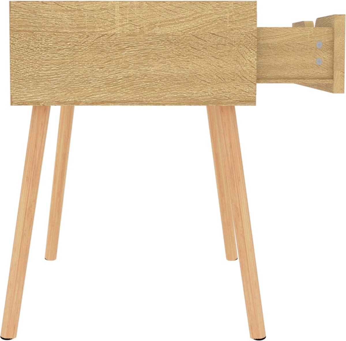 Vidaxl Nachtkastje 40x40x56 Cm Spaanplaat Sonoma Eikenkleurig - Bruin