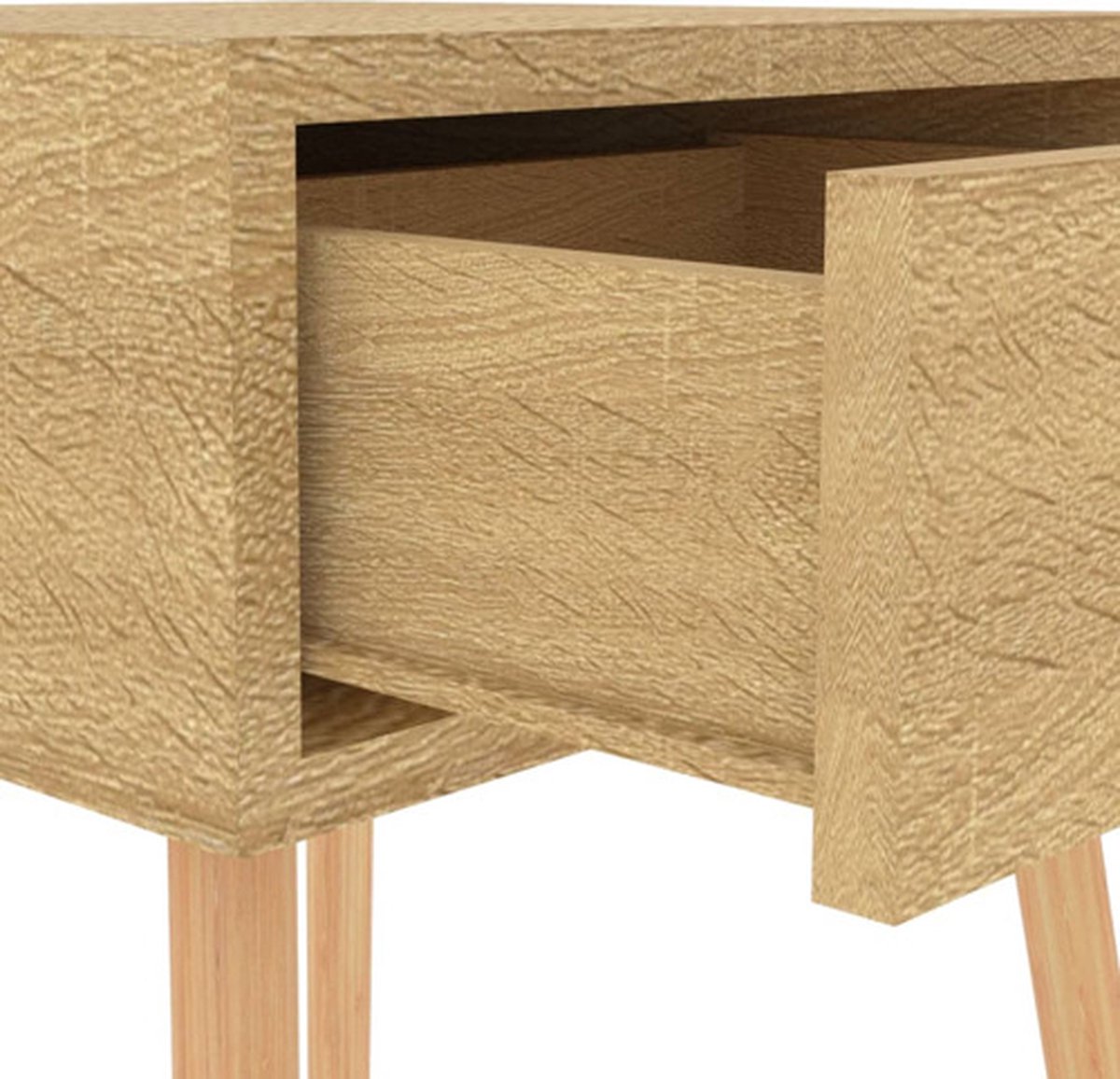 Vidaxl Nachtkastje 40x40x56 Cm Spaanplaat Sonoma Eikenkleurig - Bruin