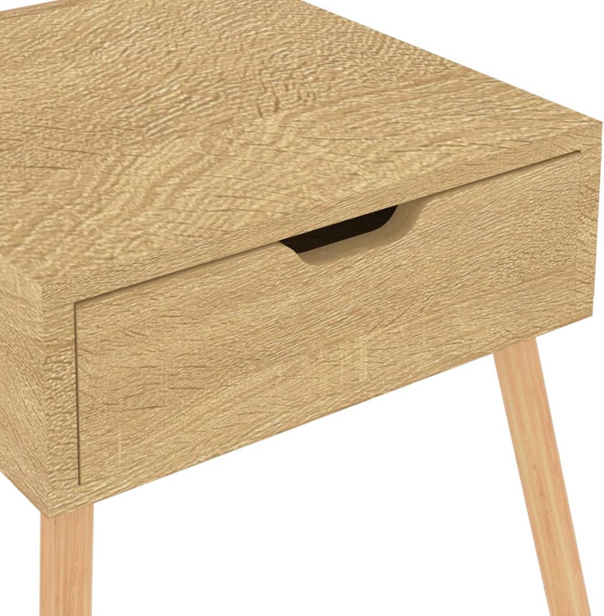 Vidaxl Nachtkastje 40x40x56 Cm Spaanplaat Sonoma Eikenkleurig - Bruin