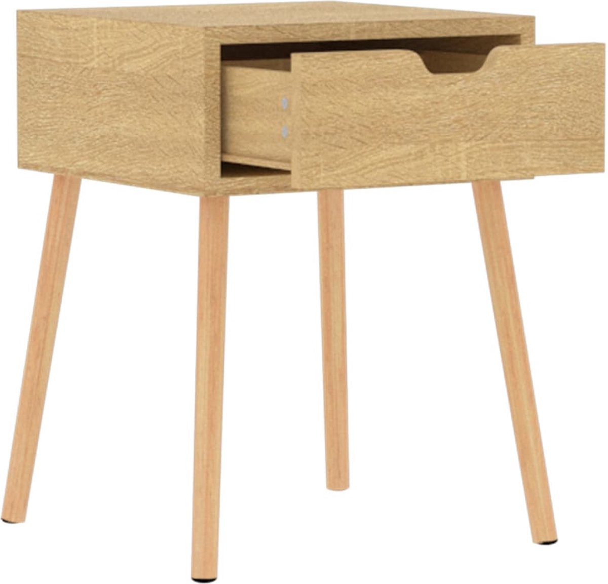 Vidaxl Nachtkastje 40x40x56 Cm Spaanplaat Sonoma Eikenkleurig - Bruin