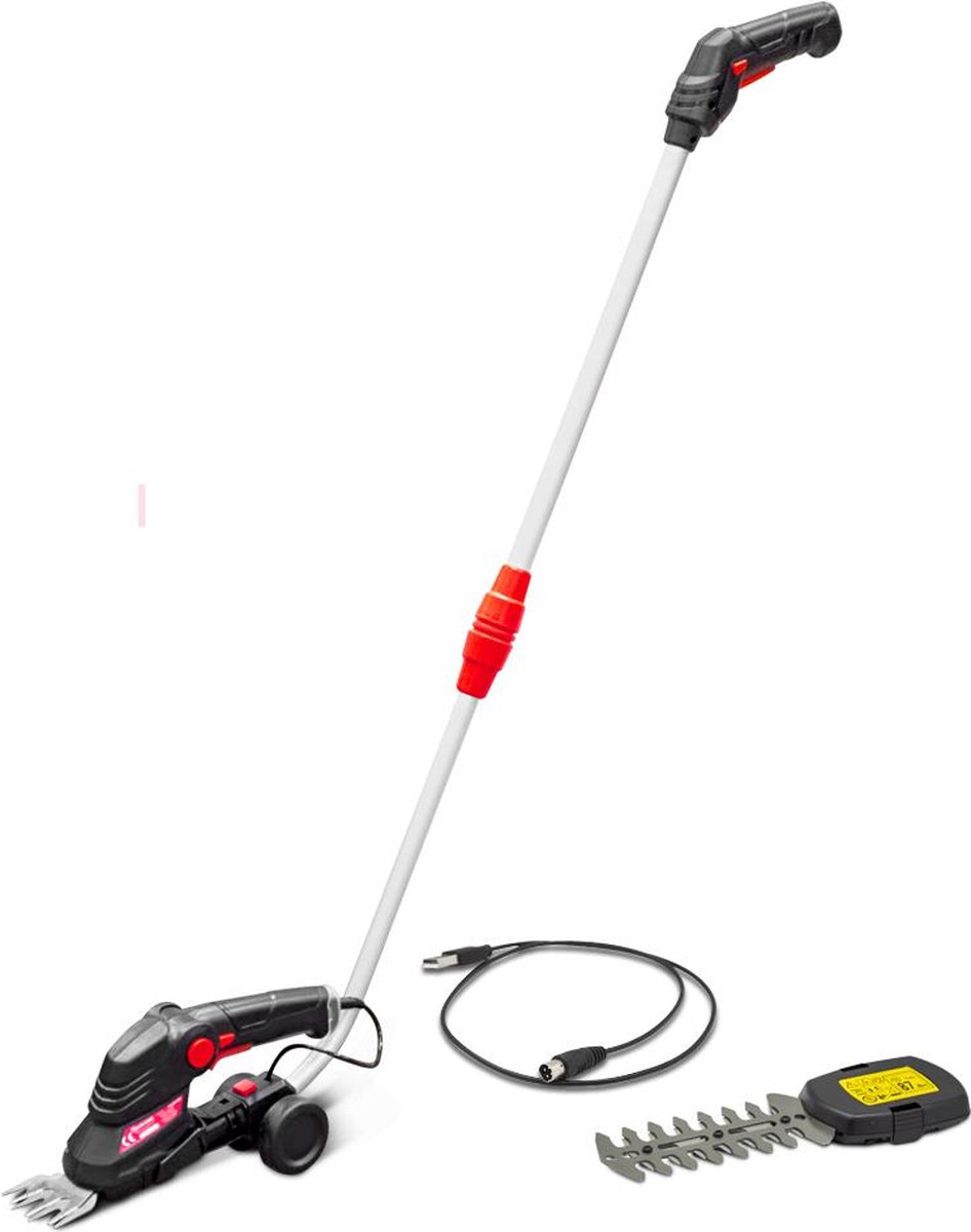 Elem Garden Technic Snoeischaar/heggenschaar Telescopisch 2-in-1 3,6 V