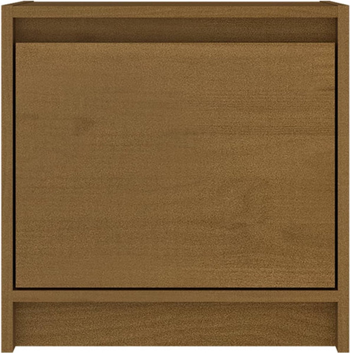 Vidaxl Nachtkastjes 2 St 40x30,5x40 Cm Massief Grenenhout Honing - Bruin