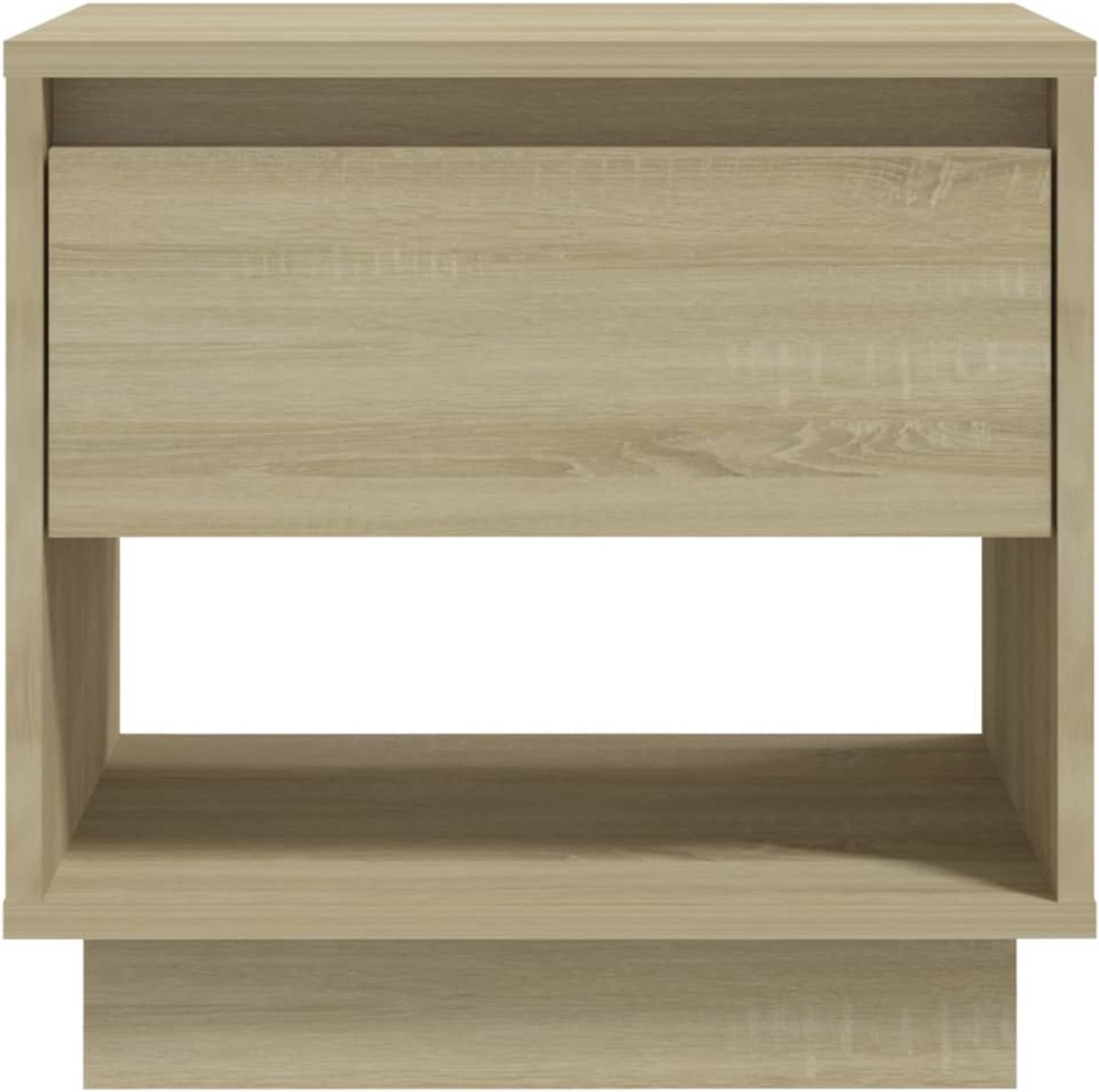 Vidaxl Nachtkastjes 2 St 45x34x44 Cm Spaanplaat Sonoma Eikenkleurig - Beige