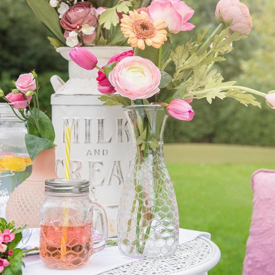 Clayre & Eef Melkbus Met Decoratief Kraantje 21x27x38 Cm / 8l