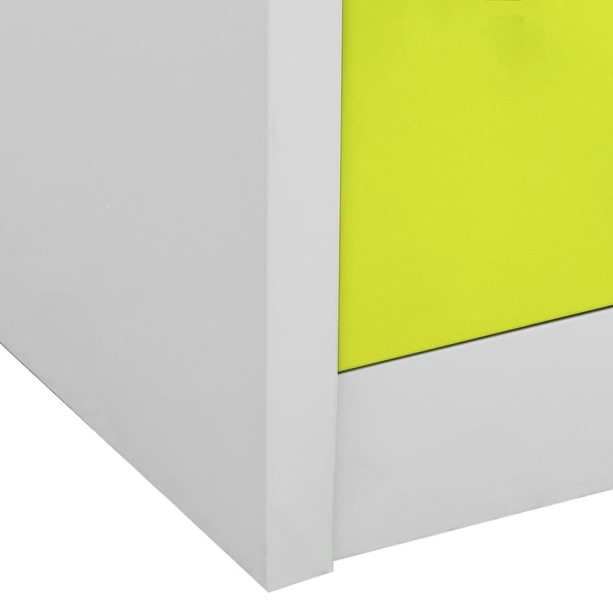 Vidaxl Lockerkast 90x45x92,5 Cm Staal Licht En - Groen