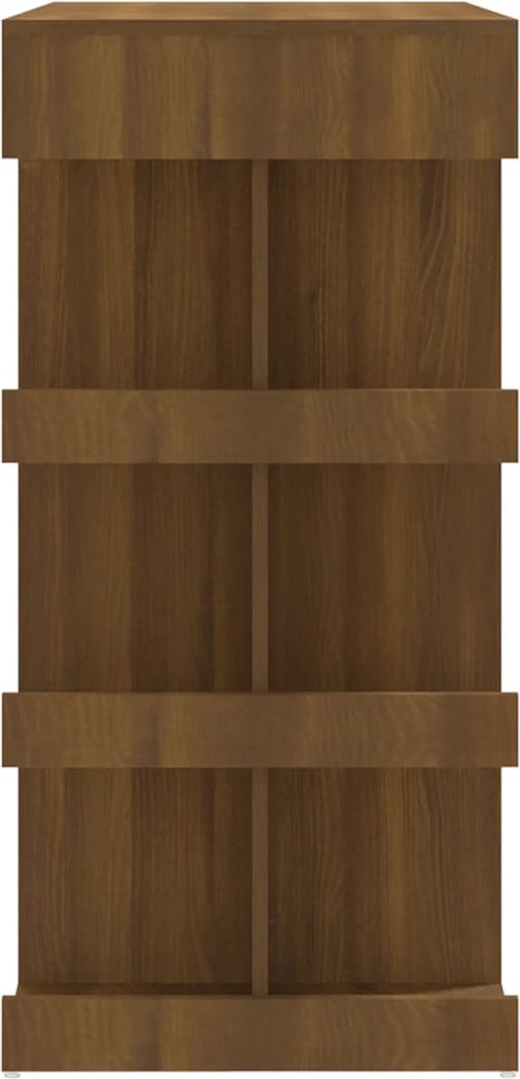 Vidaxl Bartafel Met Opbergrek 100x50x101,5 Cm Spaanplaat Eiken - Bruin