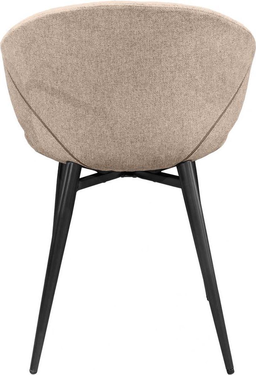 Riverdale Eetkamerstoel Elin Zand 78 Cm - Beige