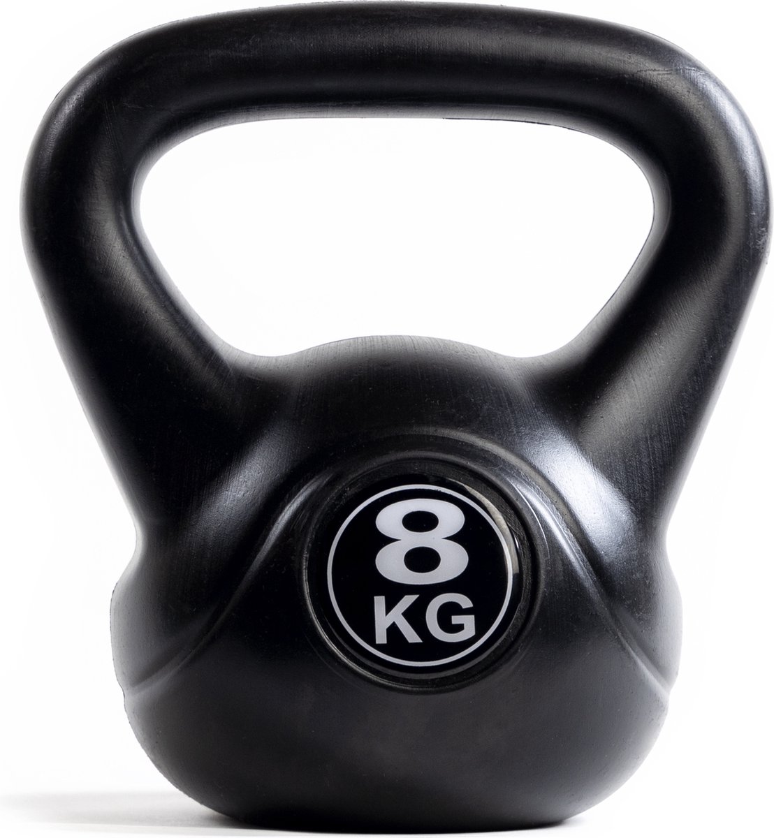 Ways. Kettlebell - 8 Kg - Pvc - - Zwart