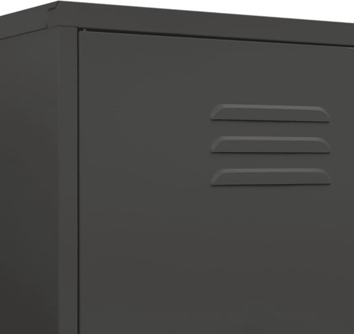 Vidaxl Kledingkast 90x50x180 Cm Staal Antracietkleurig