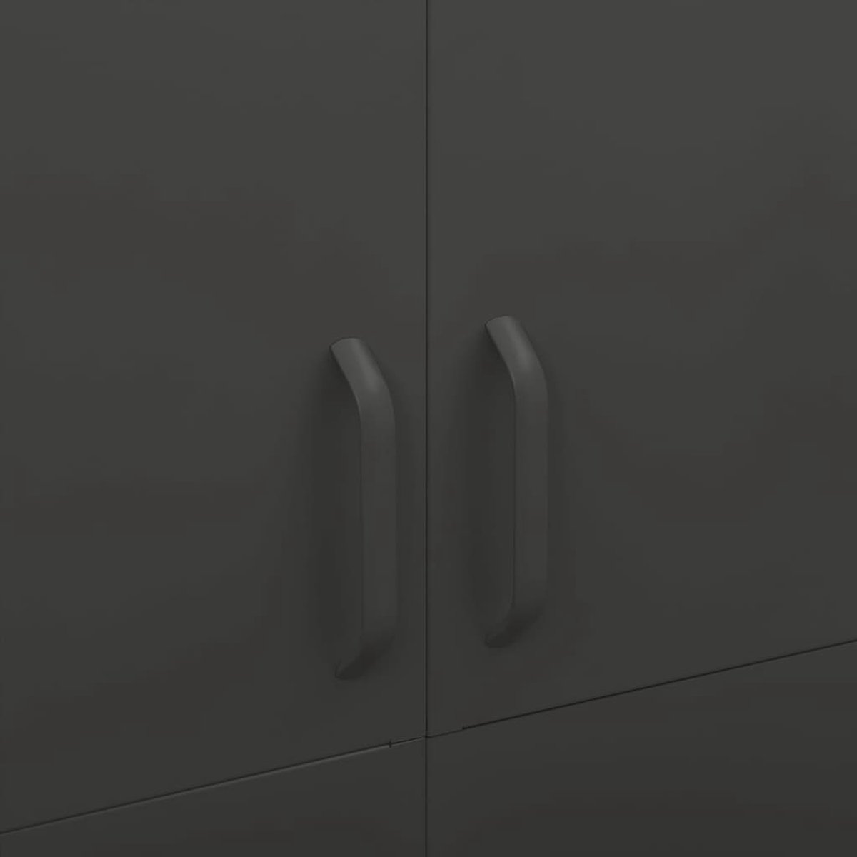 Vidaxl Kledingkast 90x50x180 Cm Staal Antracietkleurig