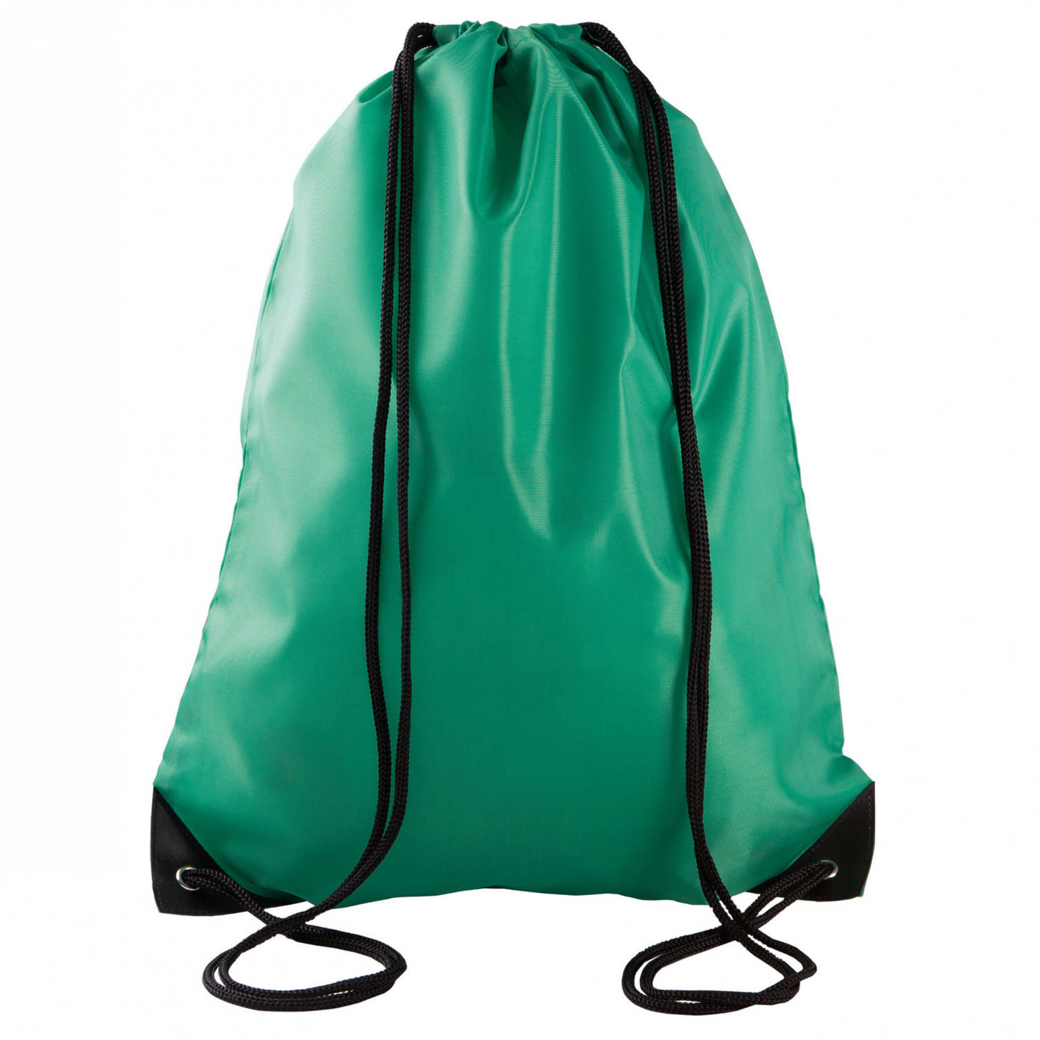 Bellatio Design Sport Gymtas/draagtas Gras Met Rijgkoord 34 X 44 Cm Van Polyester - Gymtasje - Zwemtasje - Groen