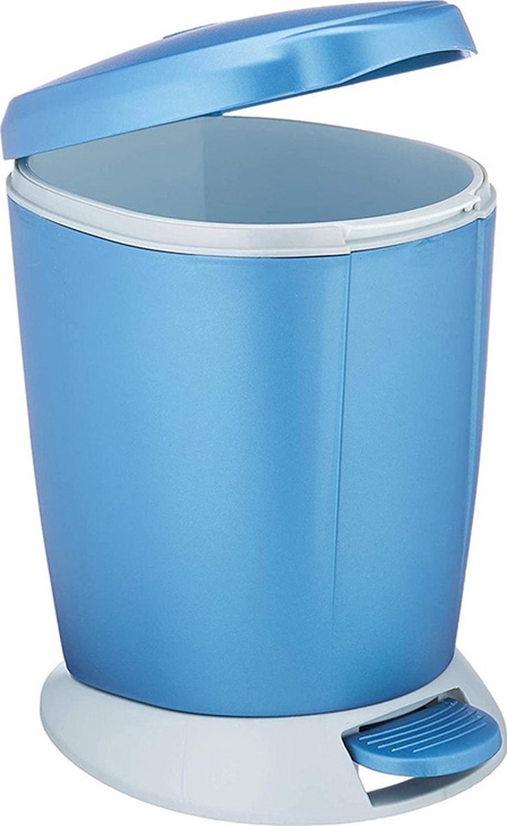 Simplehuman Afvalemmer, Rond, 6 Liter, - - Blauw