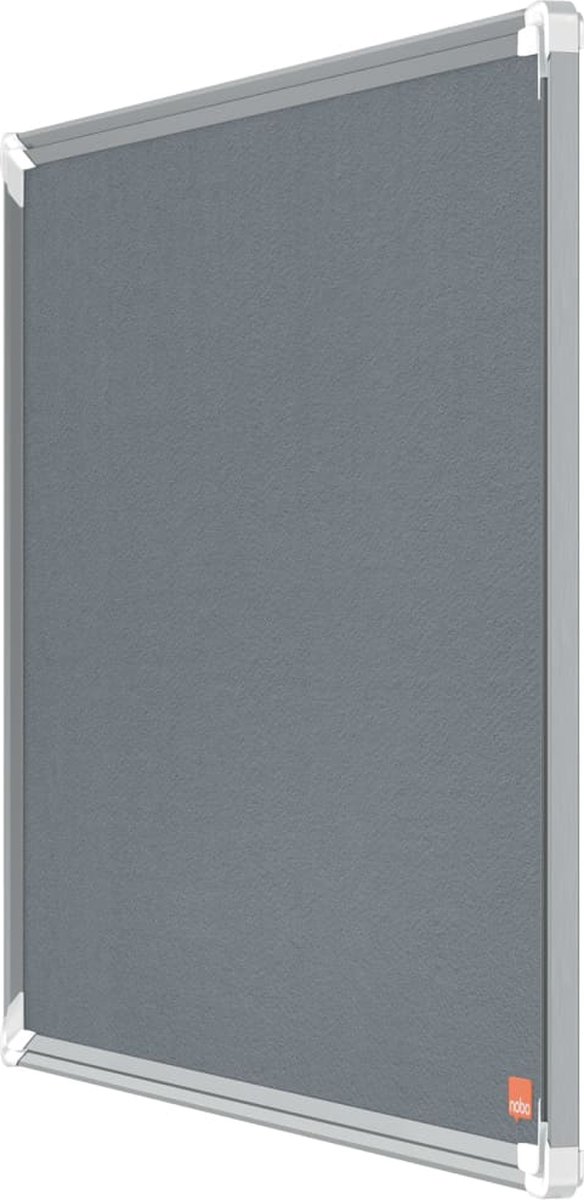 NOBO Prikbord Premium Plus 60x45 Cm Vilt - Grijs